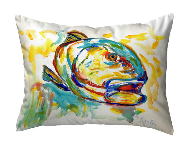 Grouper Fish Noncorded Indoor/Outdoor Pillow