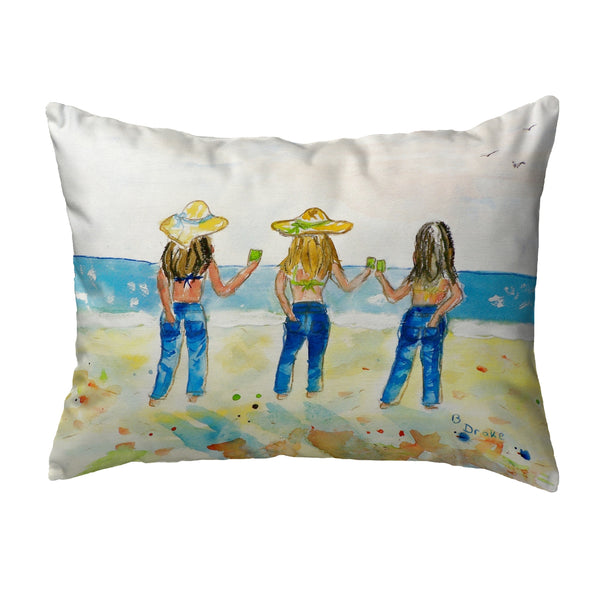 Bottoms Standing Noncorded Indoor/Outdoor Pillow