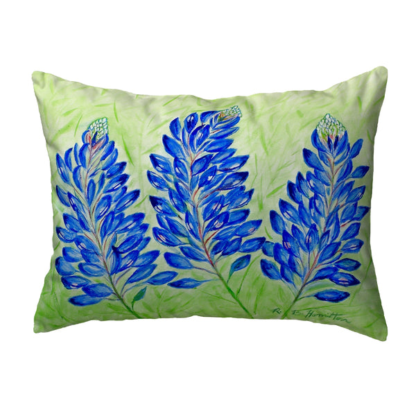 Blue Bonnet Noncorded Indoor/Outdoor Pillow