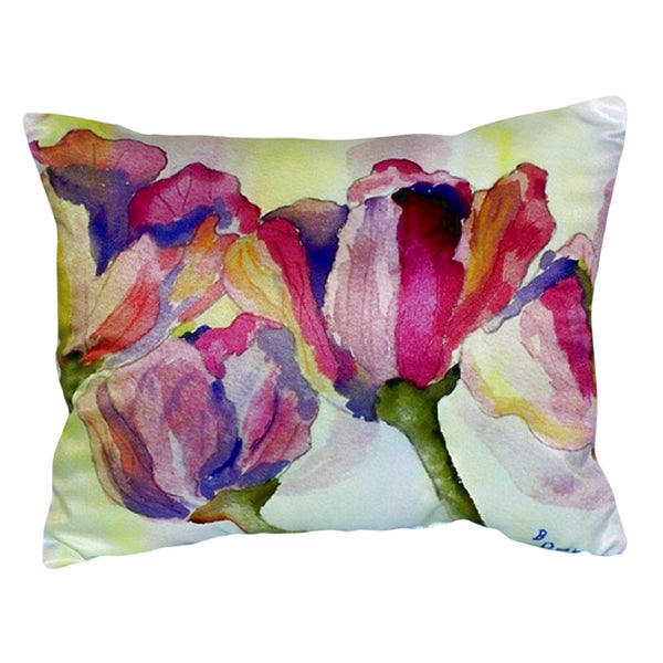 Tulips Noncorded Indoor/Outdoor Pillow