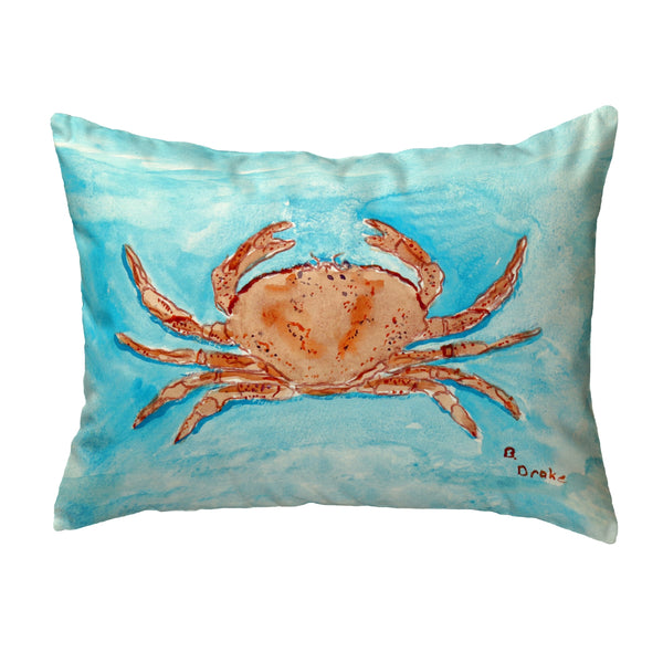 Red Crab Noncorded Indoor/Outdoor Pillow