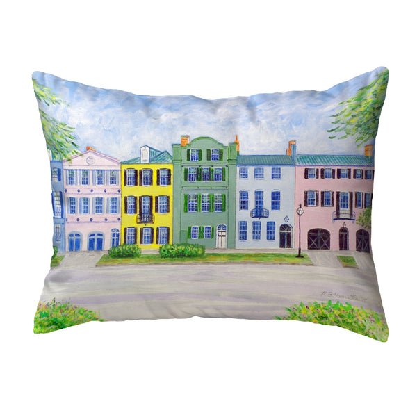 Heron and Waterlilies Noncorded Indoor/Outdoor Pillow