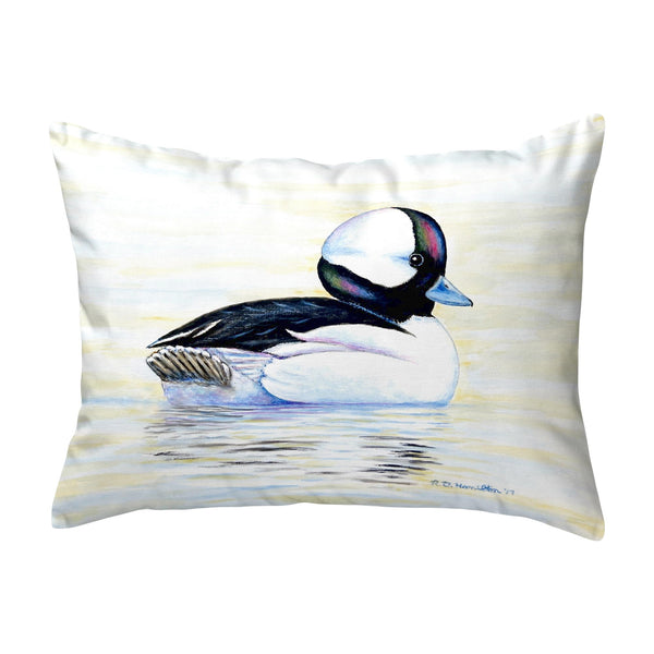 Bufflehead Duck Noncorded Indoor/Outdoor Pillow