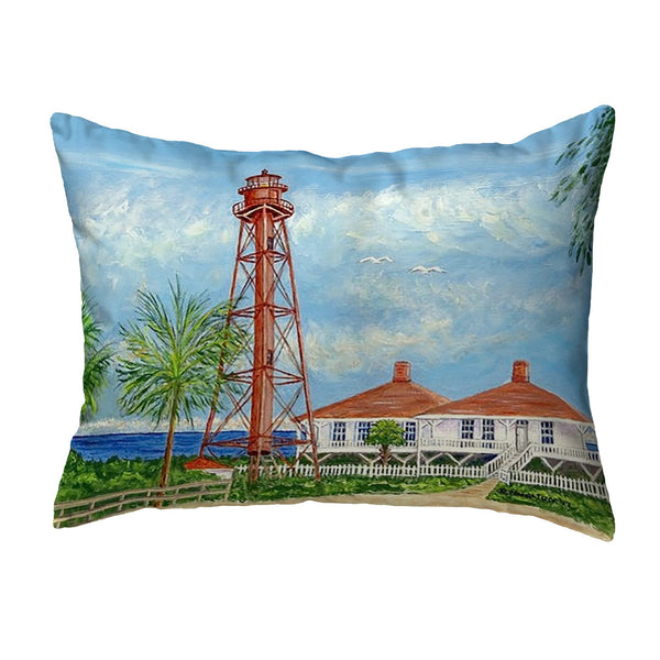 Sanibel Lighthouse, FL Noncorded Indoor/Outdoor Pillow
