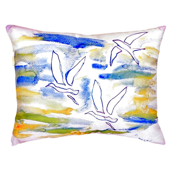Three Gulls Noncorded Indoor/Outdoor Pillow
