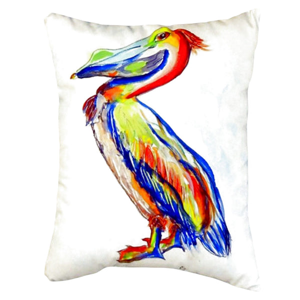Sylvester Pelican Noncorded Indoor/Outdoor Pillow