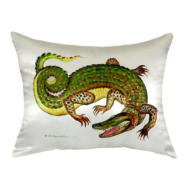 Alligator Noncorded Indoor/Outdoor Pillow