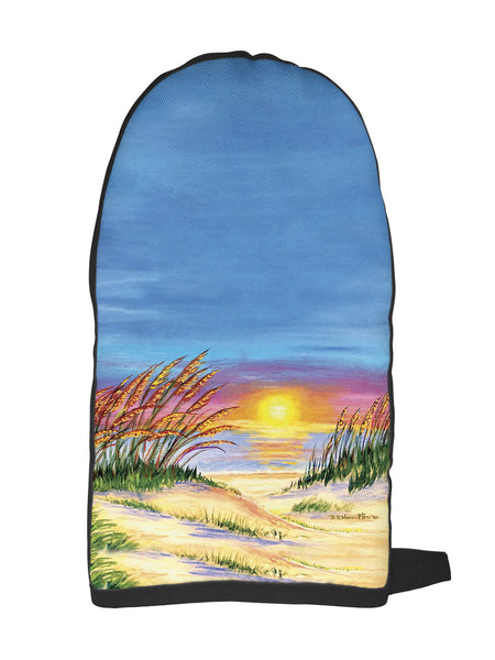 Sea Oats Sunrise Oven Mitt