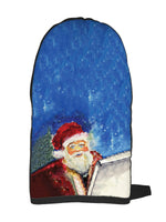 Santa's List Oven Mitt