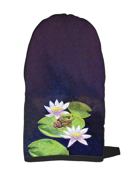 Frog & Lily Oven Mitt