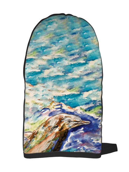 Dolphin Portrait Oven Mitt