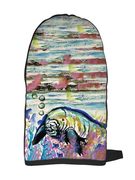 Manatee & Bubbles Oven Mitt