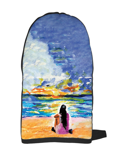 Girl & Sunset Oven Mitt