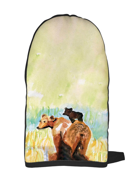 Bear and Cub Oven Mitt