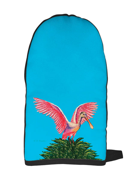 Spoonbill Wings Oven Mitt