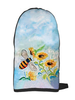 Bee and Leaves Oven Mitt