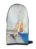 Two Colorful Sailboats Oven Mitt