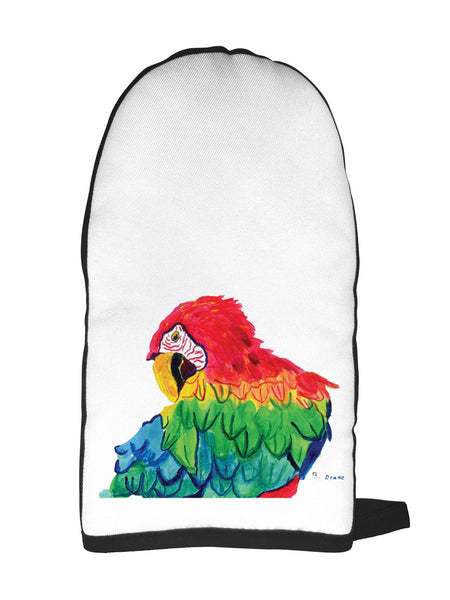 Parrot Head Oven Mitt