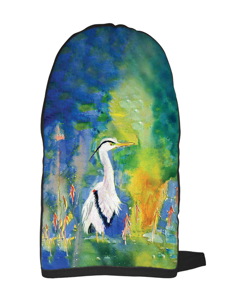 D&B's Blue Heron Oven Mitt