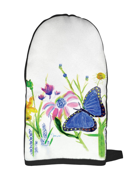 Betsy's Blue Morpho Oven Mitt