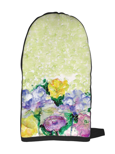 Watercolor Garden Oven Mitt