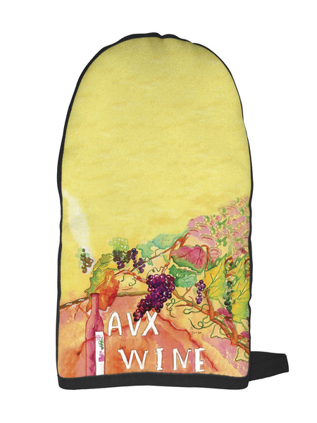 Wine & Grapes Oven Mitt