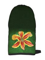 Yellow Lily Oven Mitt