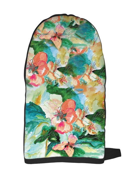 Apple Blossoms Oven Mitt