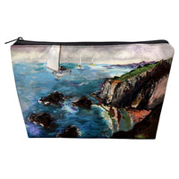 Sailing the Cliffs Pouch 8.5x6