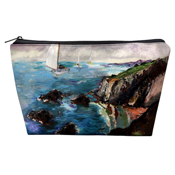 Sailing the Cliffs Pouch 8.5x6