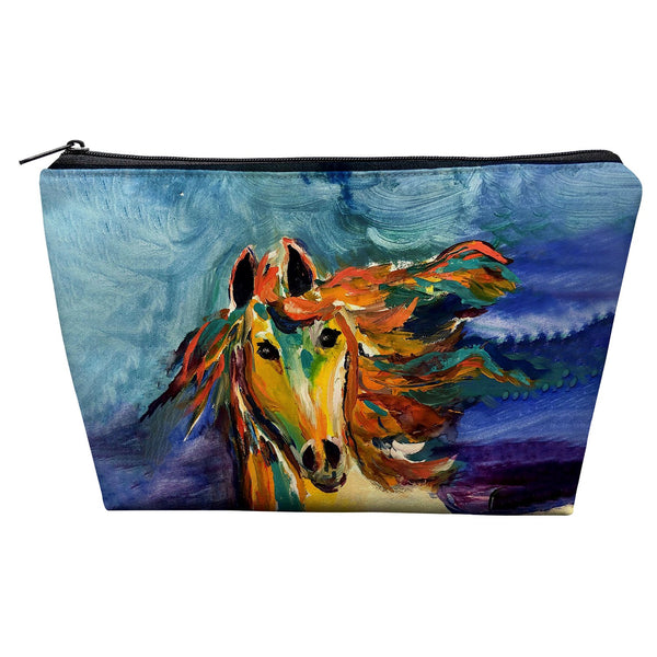 Colorful Horse Pouch 8.5x6