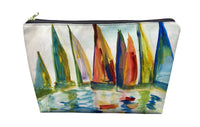 Multi Color Sails Pouch 8.5x6