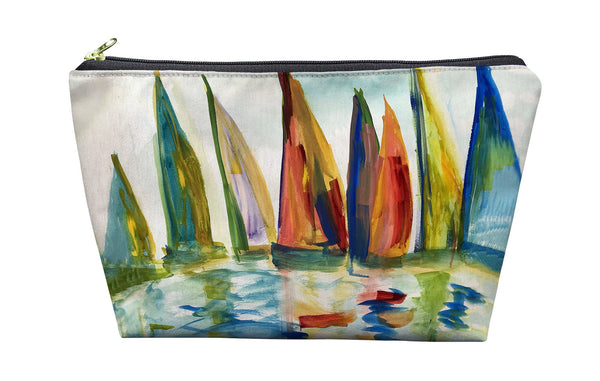 Multi Color Sails Pouch 8.5x6
