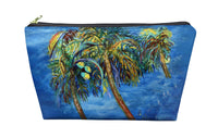 Midnight Palms Pouch 8.5x6