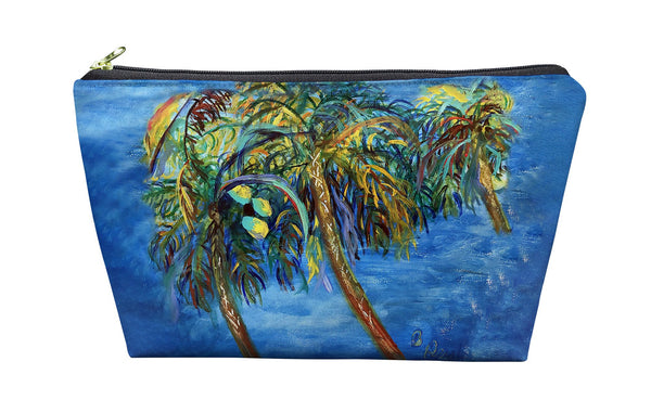Midnight Palms Pouch 8.5x6