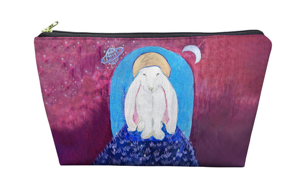 Night Bunny Pouch 8.5x6