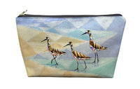 Geometric Sandpipers Pouch 8.5x6