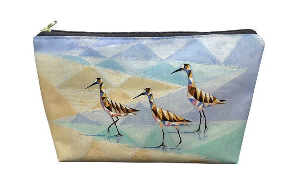 Geometric Sandpipers Pouch 8.5x6