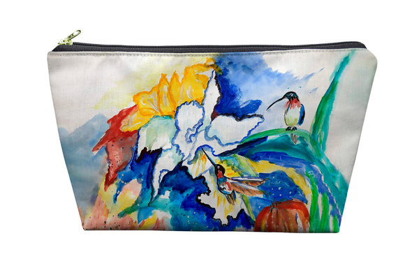 Two Hummingbirds Pouch 8.5x6