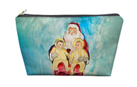 Santa and Twins Pouch 8.5x6