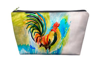 Colorful Rooster II Pouch 8.5x6