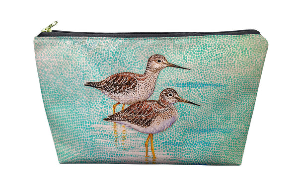 Yellow Legs Sandpipers Pouch 8.5x6