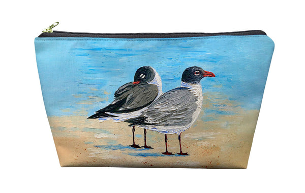 Laughing Sea Gulls Pouch 8.5x6