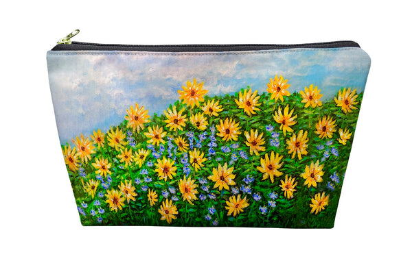 Many Sunflowers Pouch 8.5x6