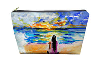 Girl & Sunset Pouch 8.5x6