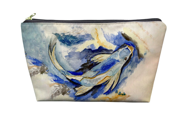 Betsy's Blue Koi Pouch 8.5x6