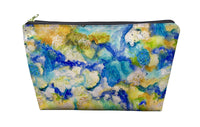Abstract Hydrangea Pouch 8.5x6