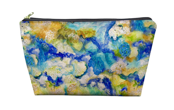 Abstract Hydrangea Pouch 8.5x6