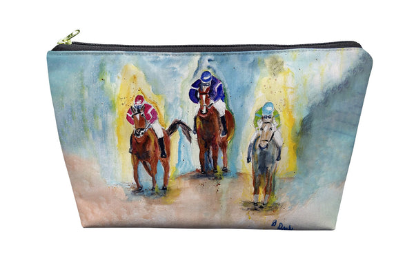 Three Racing Horses Pouch 8.5x6