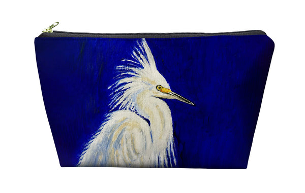 Egret Bad Hair Day Pouch 8.5x6